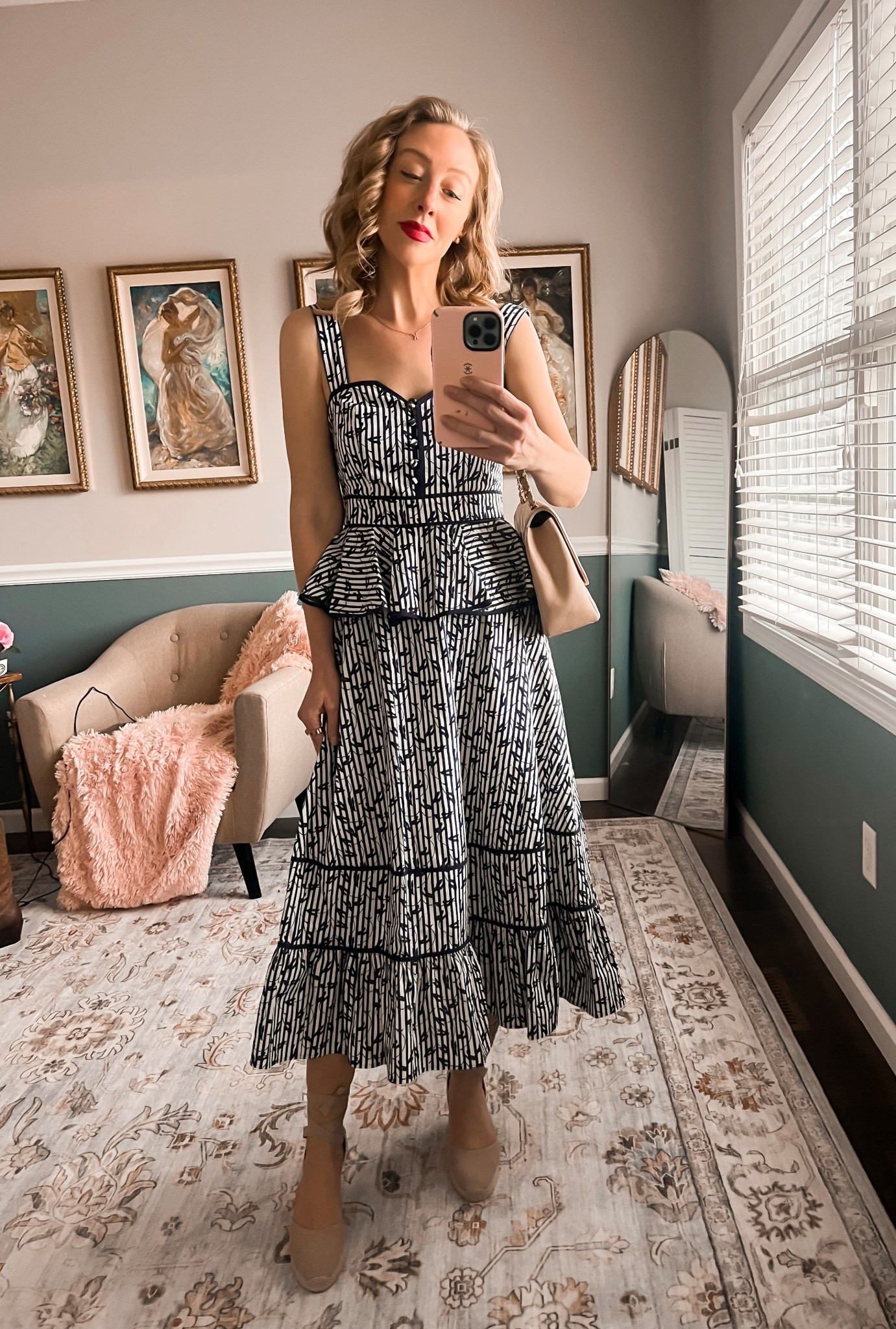 Ready for warmer weather. Peplum midi dress. Runs a little large. Size down one  

#LTKOver40 #LTKSeasonal #LTKTravel