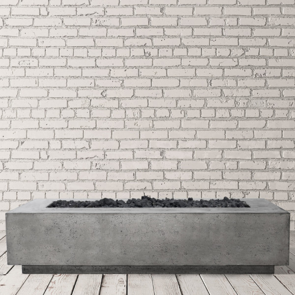 Prism Hardscapes Tavola 110 Gas Fire Pit Table w/ Windguard | Woodland Direct