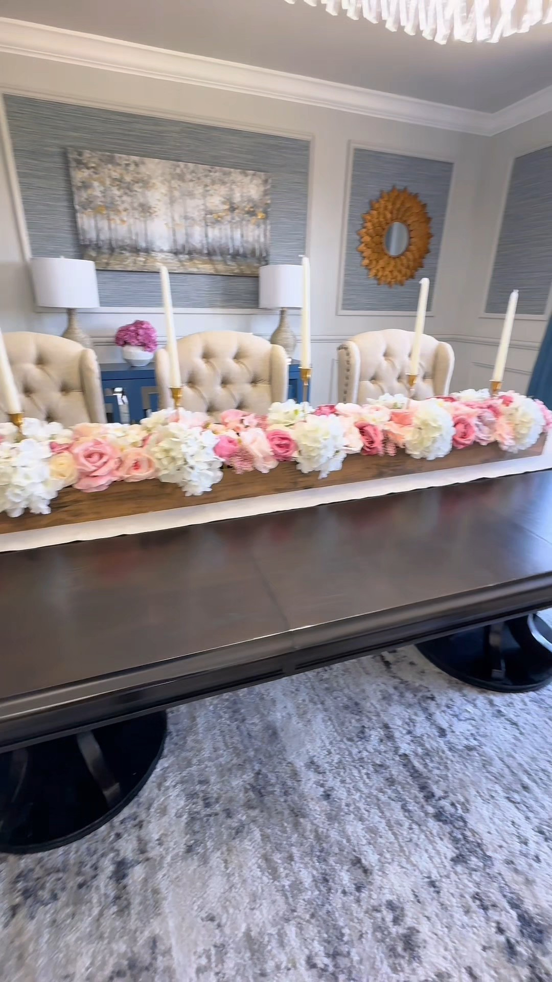 Looking for a beautiful and easy way to decorate your dining table this season? This DIY statement spring centerpiece is the perfect mix of simple, affordable, and high-impact. Using a wooden tray, pool noodles, faux florals, and candlesticks, you can create a fresh, full arrangement that instantly brightens your space. 

#LTKHome #LTKFindsUnder50 #LTKStyleTip
