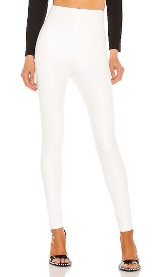 Faux Leather Legging in White | Revolve Clothing (Global)