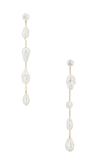Vana Earring in Pearl | Revolve Clothing (Global)