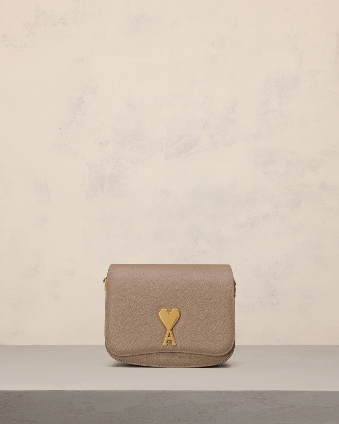 Petit Sac Paris Paris Taupe Clair | AMI PARIS | AMI Paris FR