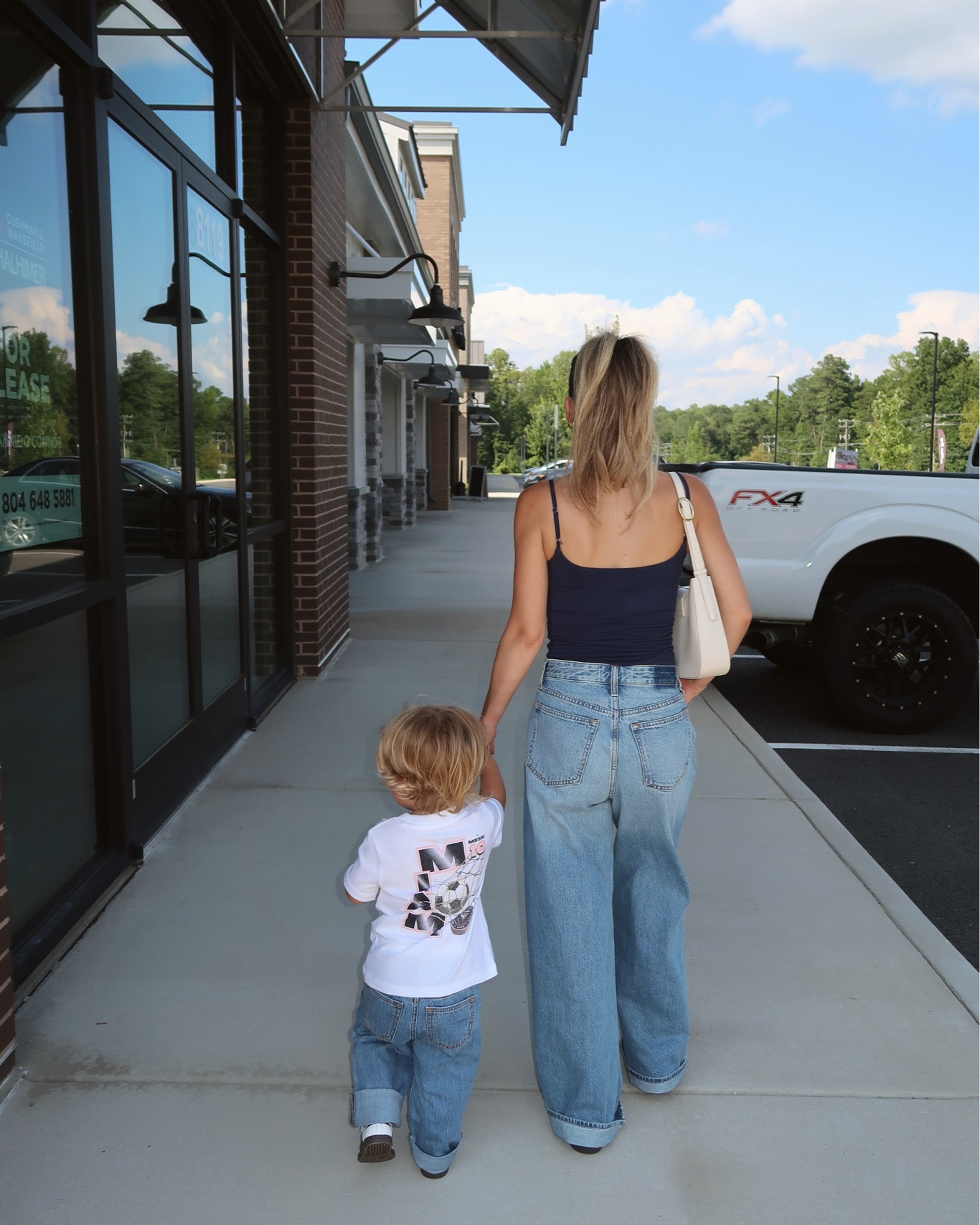 13/10 recommend matching with your mini 🧸🫶🏼⚽️🏎️ both of our jeans & outfits are on sale!!!! I’m 5’2 wearing a 24 reg in curve love for an extra relaxed fit and Banksy is 24 months wearing a 3T! 

Abercrombie sale
Abercrombie denim
Toddler outfit 
Boy mom 
Mama and me 
Mommy and me 
Matching outfits

#LTKKids #LTKmomlife #LTKSaleAlert