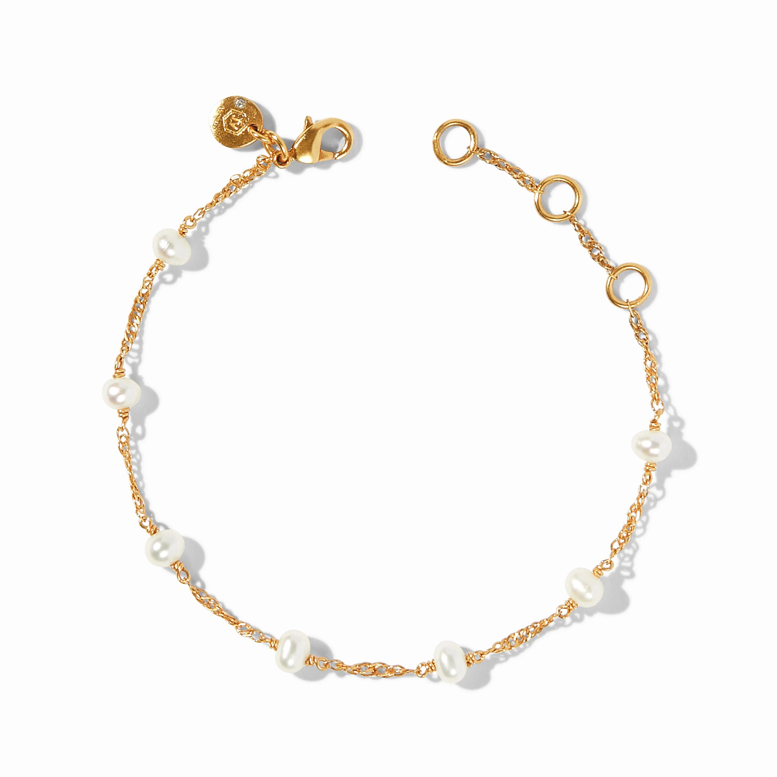 Charlotte Pearl Delicate Bracelet | Julie Vos