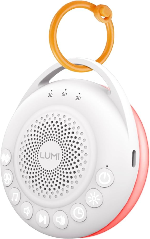 LUMI | Portable White Noise Machine | Baby Sleep Aid with 26 Sounds | White Noise Baby | 3 Lighti... | Amazon (US)