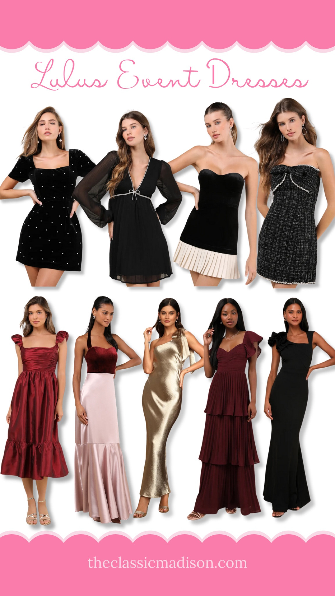 ✨ Steal the show this holiday season with these breathtaking event dresses from Lulus! From velvet to satin, find your perfect party look and dance the night away in style. #LulusStyle #HolidayDresses #EventReady #EveningGlam

#LTKStyleTip #LTKHoliday #LTKWedding