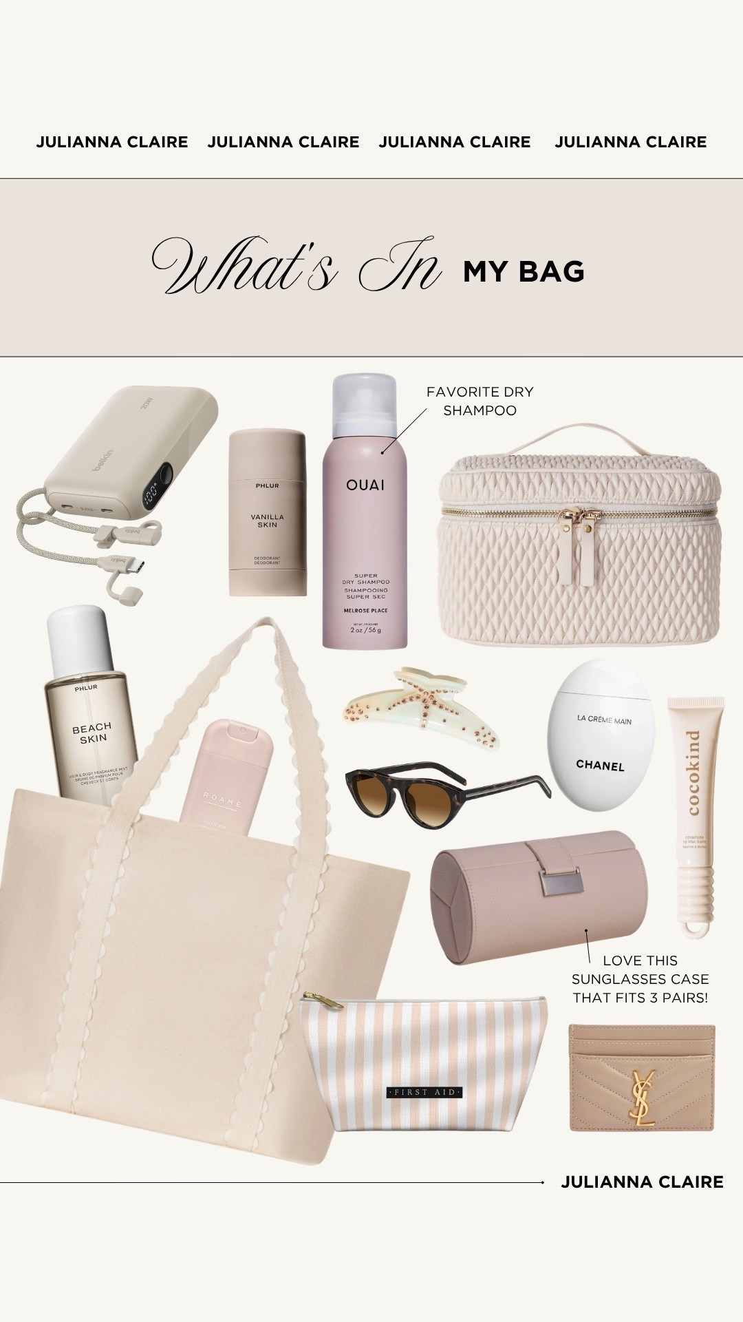 What’s in my bag for summer!

#LTKootd #LTKgrwm #LTKSeasonal
