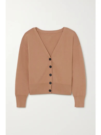 A.L.C. - Peters Knitted Cardigan - Camel | NET-A-PORTER (US)