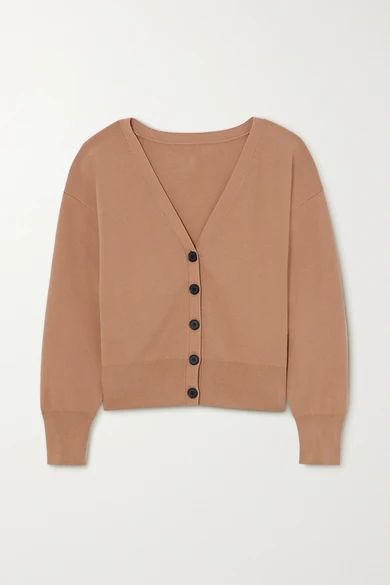 A.L.C. - Peters Knitted Cardigan - Camel | NET-A-PORTER (US)