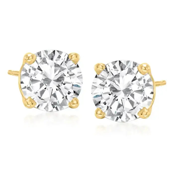 Anna Zuckerman Bethenny Frankel Just Like Diamonds 4 Carat Studs | Anna Zuckerman