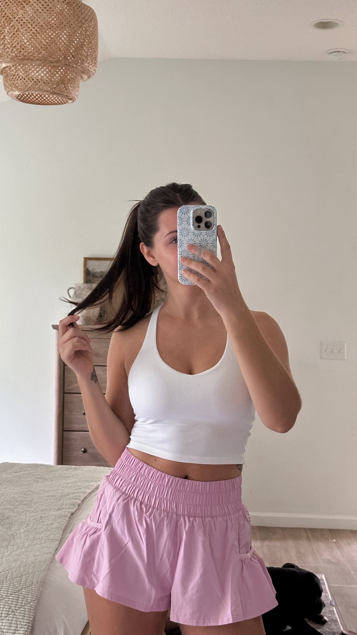 Morning walk set of the day! Wearing small shorts and medium top. I have the Amazon and aerie shorts too - both great alternatives! 

#LTKActive #LTKSaleAlert #LTKFindsUnder50