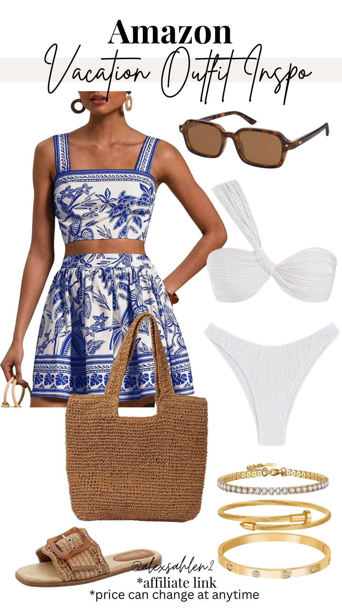 Vacation outfit idea! 😎🌴☀️ 

Vacation outfit, beach outfit, resort outfit idea, resort wear, vacation outfit idea, vacation outfit inspo, beach outfit ideaas