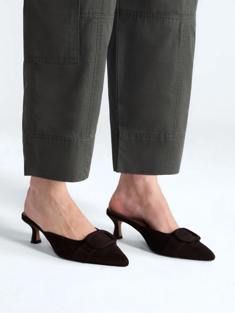 Free Assembly Women's Heeled Mules | Walmart (US)
