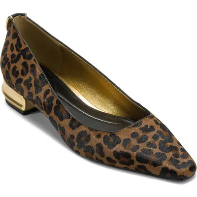 Donna Karan New York Savita Genuine Calf Hair Pump in Leopard at Nordstrom, Size 8 | Nordstrom
