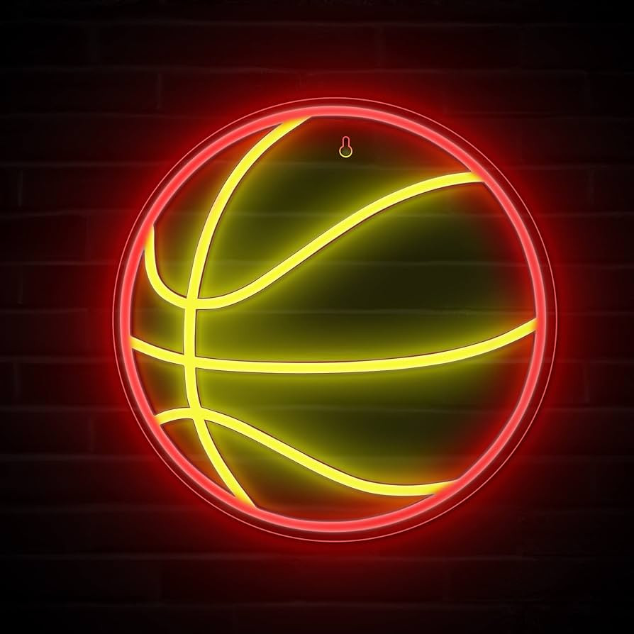 Lumoonosity Basketball Neon Sign - Basketball Lights for Bedroom, Game Room, Wall, Basketball Roo... | Amazon (US)
