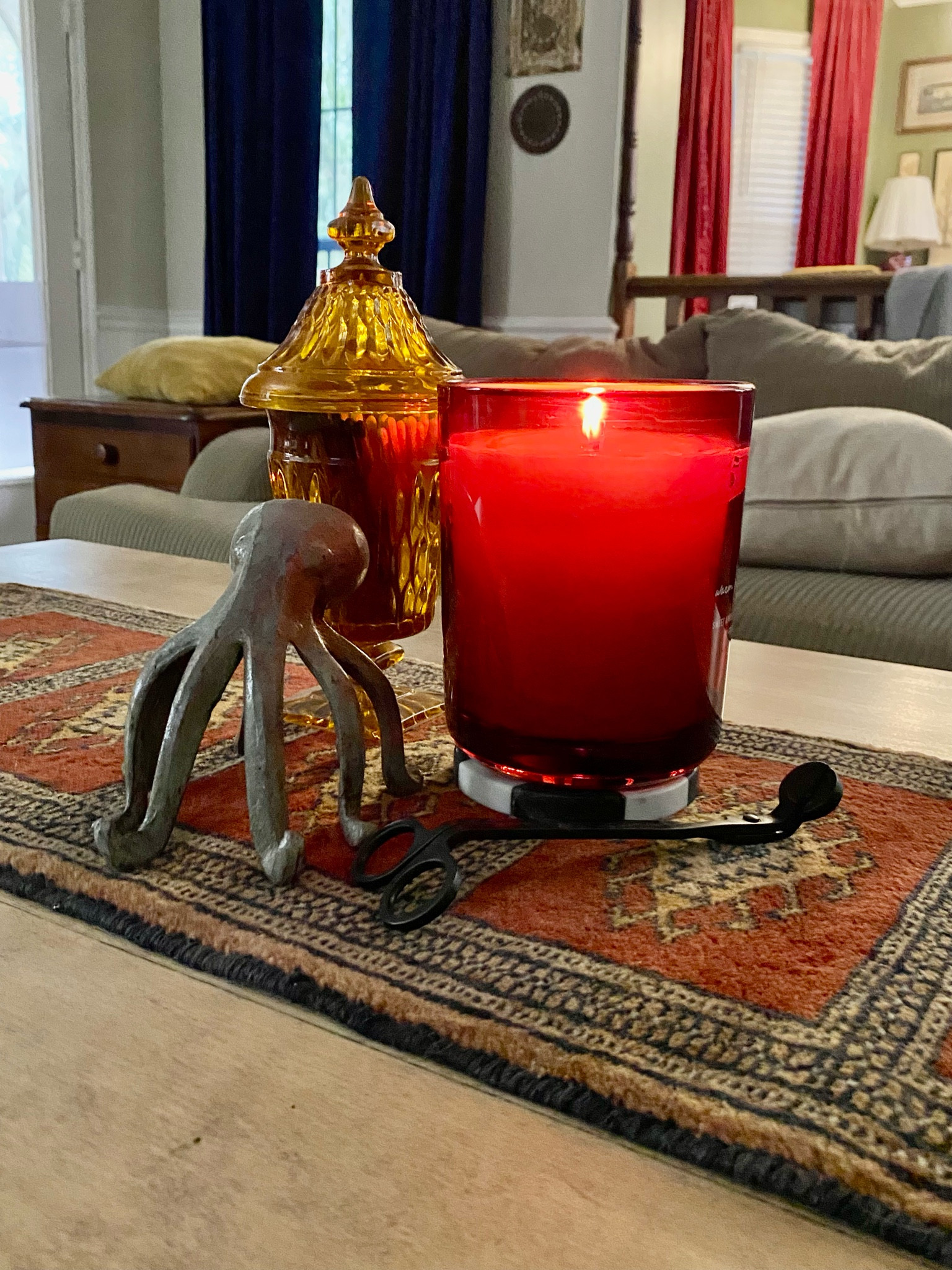 Coffee table decor, candle, cast iron, home accents, match holder, coasters, black and white decor, wick trimmer, octopus, vintage inspired decor, emboli glass, vase, candy dish 

#LTKHome #LTKFindsUnder50 #LTKStyleTip