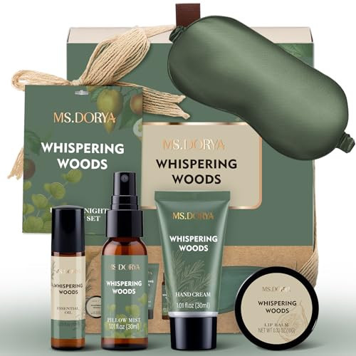 Mothers Day Gifts for Mom Women Wife, Birthday Gifts for Grandma, Spa Gift Baskets For Her, 5 Pcs Relaxing Self Care Gifts Set with Sleeping Mask, Ideal Anniversary Christmas Gifts for Friends, Sister | Amazon (US)