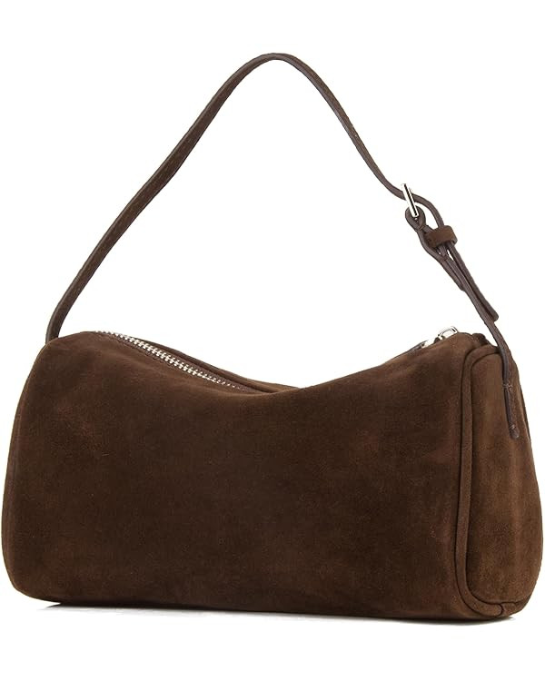 Premium Suede Leather Crossbody Purses for Women, Small Shoulder Bag with Adjustable Strap and Cr... | Amazon (US)