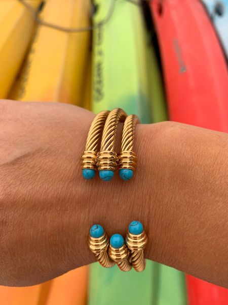 Love these twist wire cable bracelets from amazon for spring. Only $14.99 each. They make great stacking bracelets!







#LTKFind #LTKunder50 #LTKGiftGuide
