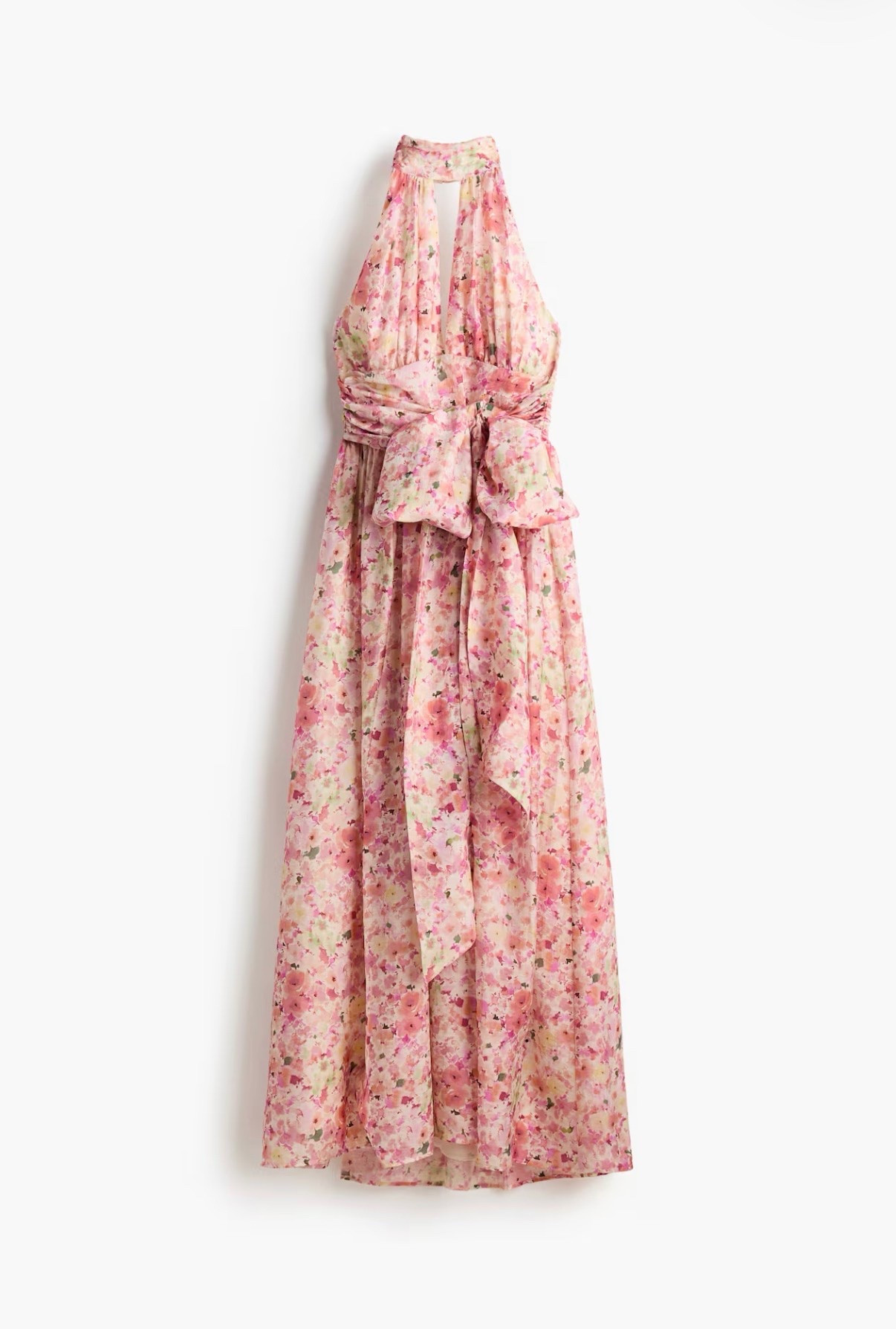 Pink floral maxi halter dress / wedding guest dress

#LTKSeasonal
