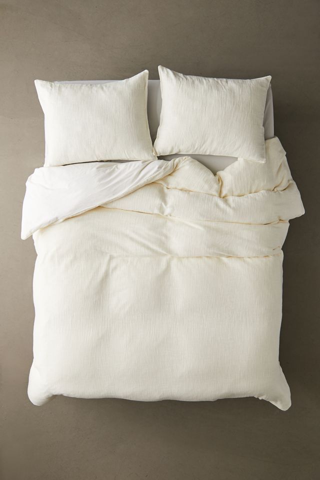 Cozy Slub Duvet Cover | Urban Outfitters (US and RoW)