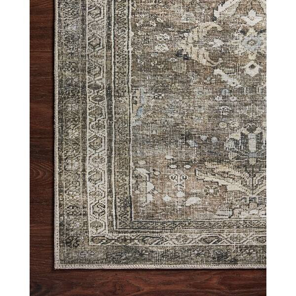 Alexander Home Isabelle Shabby Chic Vintage Printed Area Rug | Bed Bath & Beyond