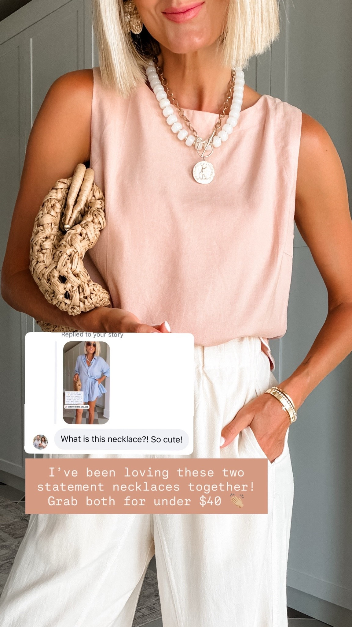 Both of these statement necklaces are affordable & go so well together! Can’t wait to style them all summer long!

Loverly Grey, Amazon find, Amazon fashion, statement necklaces, statement jewelry, statement accessories