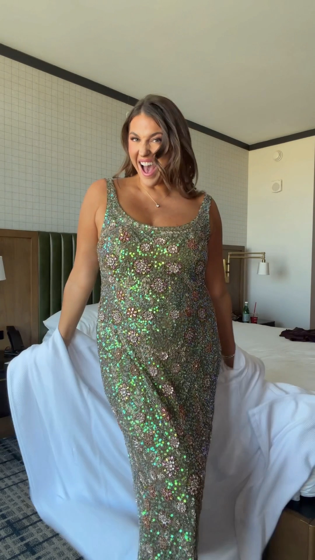 What dress I ended up picking from Mac Duggal!! For the LTK con macys finale party! Perfect hand beaded dress for any special occasion wearing size 12 (but could have done. 10)

#LTKCon #LTKMidsize #LTKTall