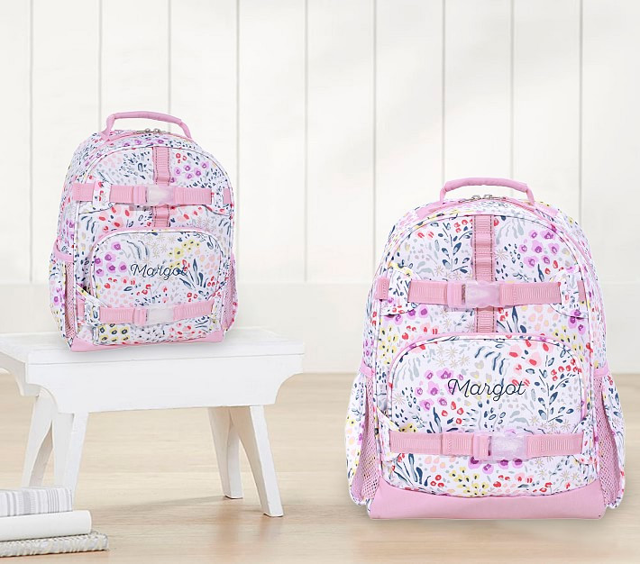 Mackenzie Pink Field Floral Backpacks | Pottery Barn Kids