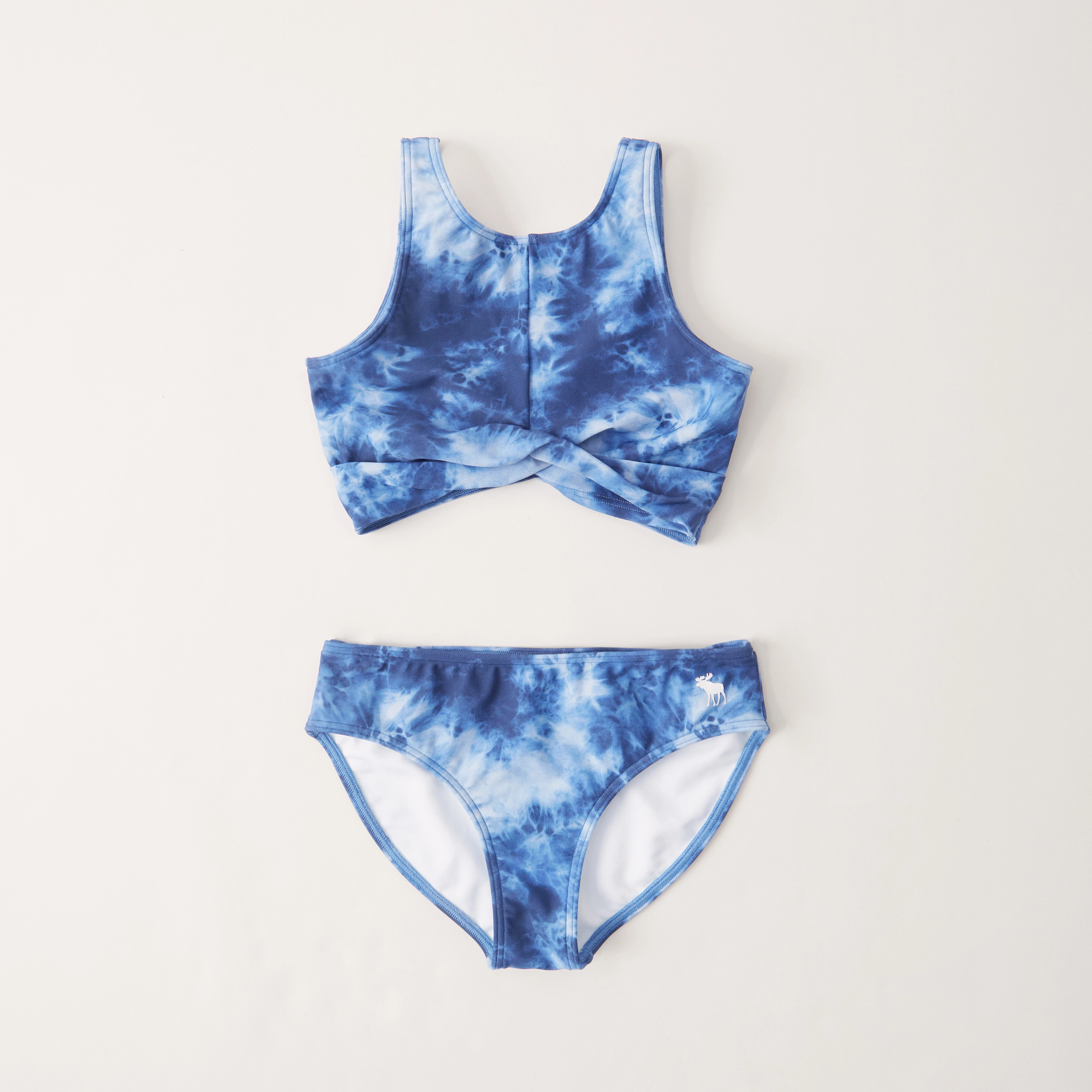 twist-front two-piece swimsuit | Abercrombie & Fitch (US)