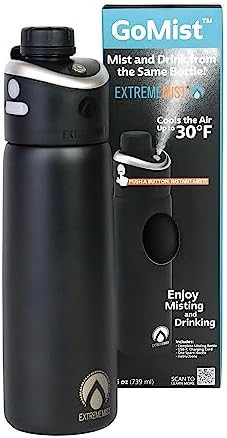 Extreme MIST - GoMist Misting & Drinking Bottle - Personal Mister - Cooling Water Bottle w/Easy-D... | Amazon (US)