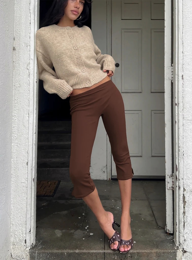 Trevonn Button Up Knit Cardigan Beige | Princess Polly US