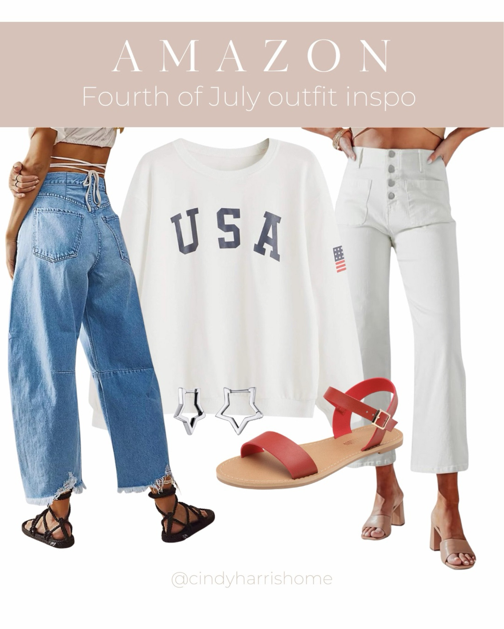 4th of July outfit inspo! Loving this sweatshirt from Amazon. I’ve already worn it several times! 

#LTKSeasonal #LTKStyleTip