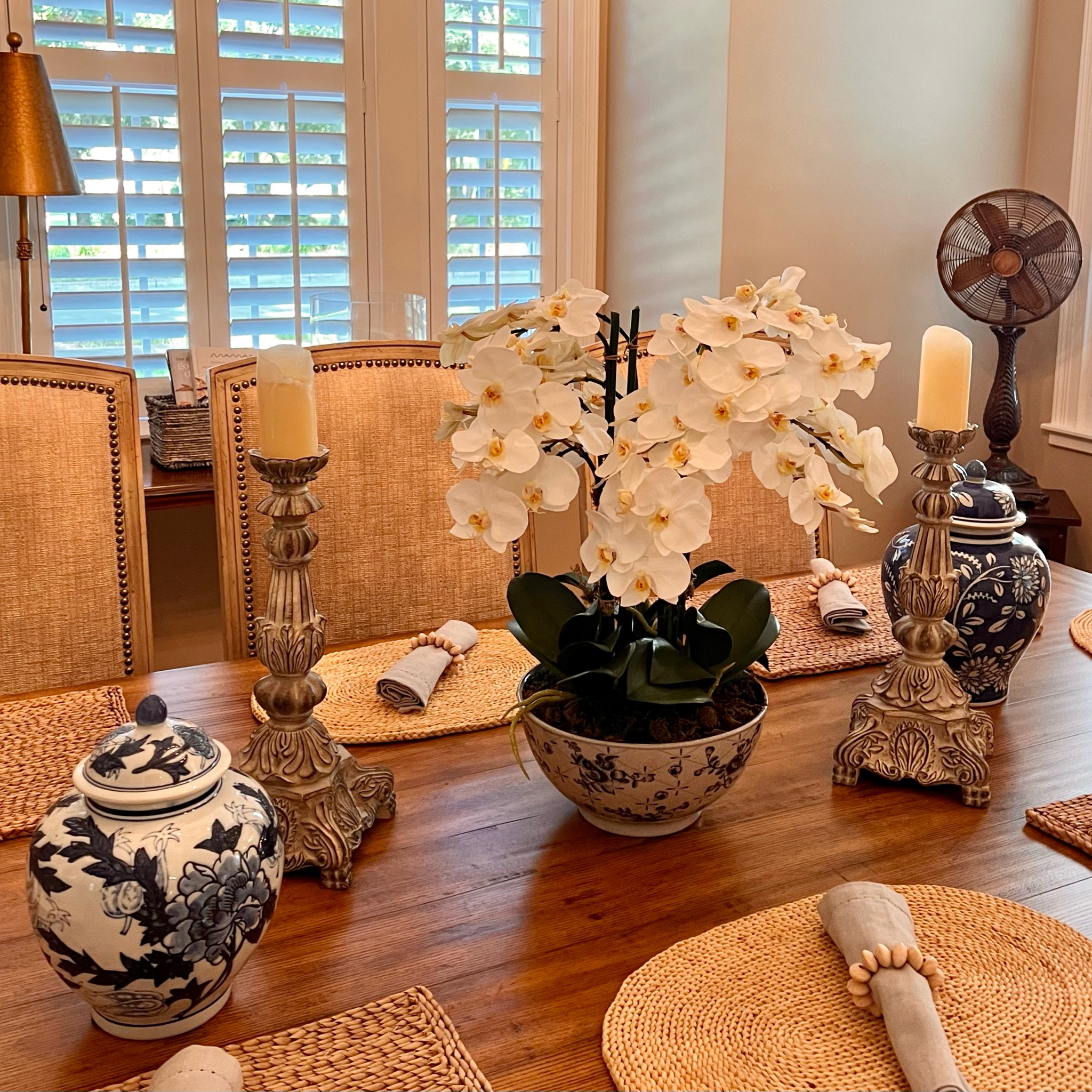 Add to the beauty of your tablescape with faux plants. #LTKtablescape #LTKFauxPlants

#LTKHome