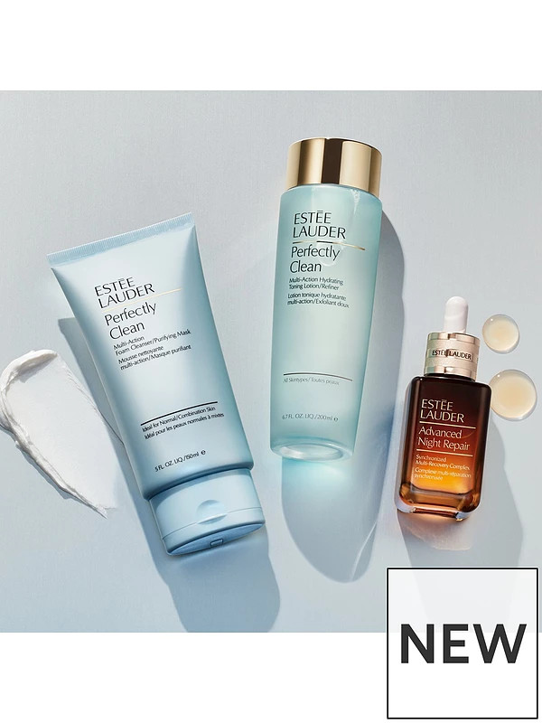 Estee Lauder Perfectly Clean Multi-Action Foam Cleanser / Purifying Mask 150ml | Very (UK)