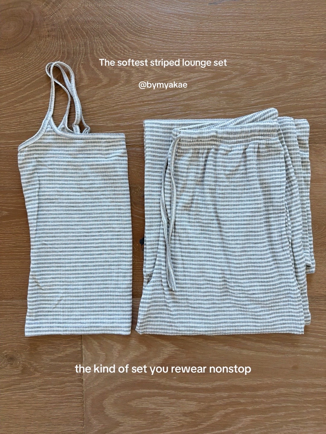 the perfect striped set for spring and summer
comfy, flattering, and actually cute!  

 #LTKgrwm #LTKootd #LTKSaleAlert