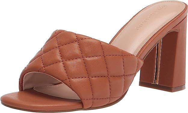 The Drop Women's Pattie High Block Heeled Mule Sandal | Amazon (US)