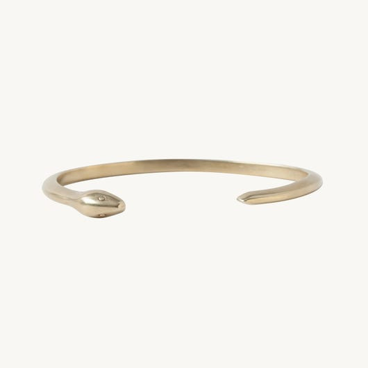 Brass Snake Cuff | Catbird