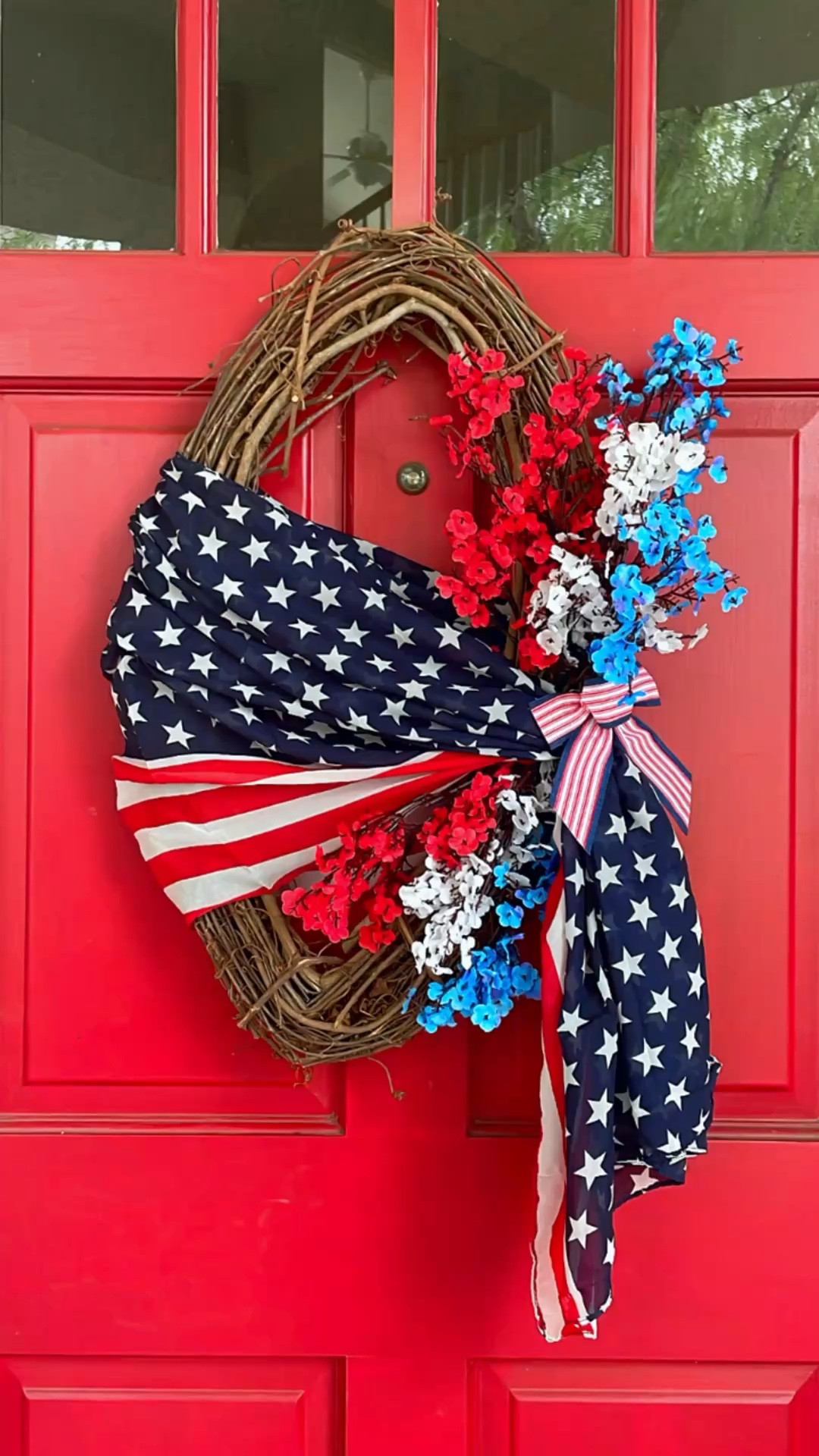The EASIEST Patriotic DIY wreath! Anyone can make this in 10 minutes….

Patriotic, USA, Memorial Day, patriotic decor, home decor, 4th of July 

#LTKvlog #LTKHome #LTKSeasonal