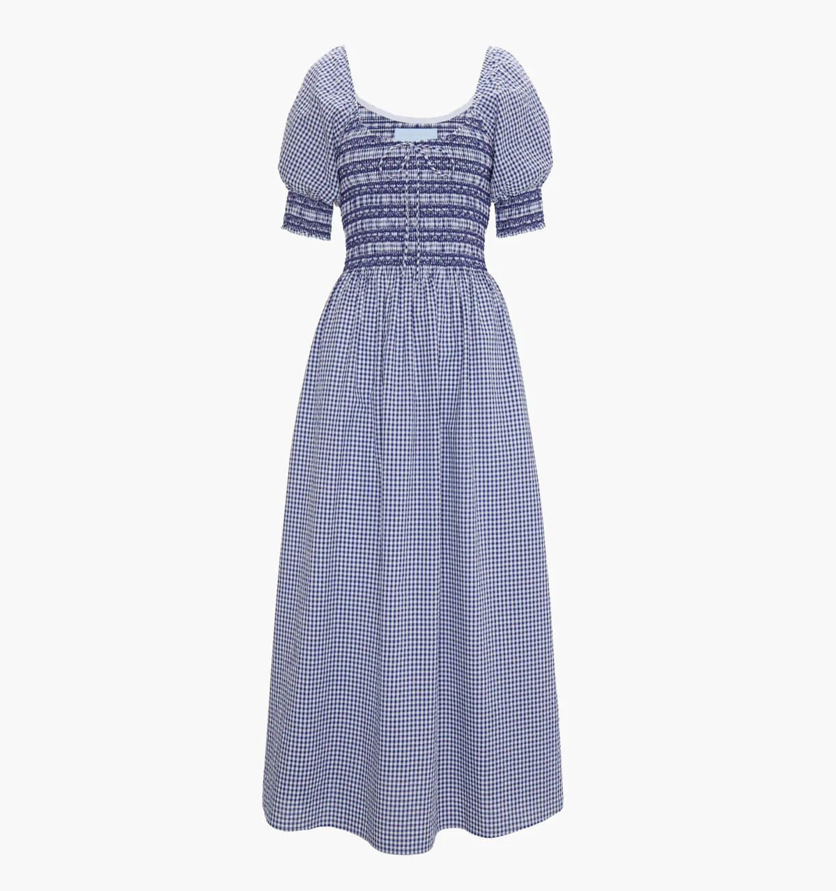 The Madeline Nap Dress - Navy Gingham | Hill House Home US