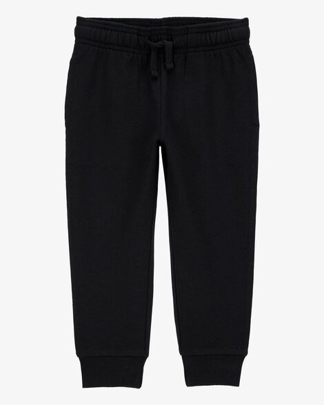 Toddler Pull-On Drawstring Joggers - Black | Carter's Inc