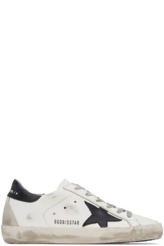 White & Black Super-Star Classic Sneakers | SSENSE