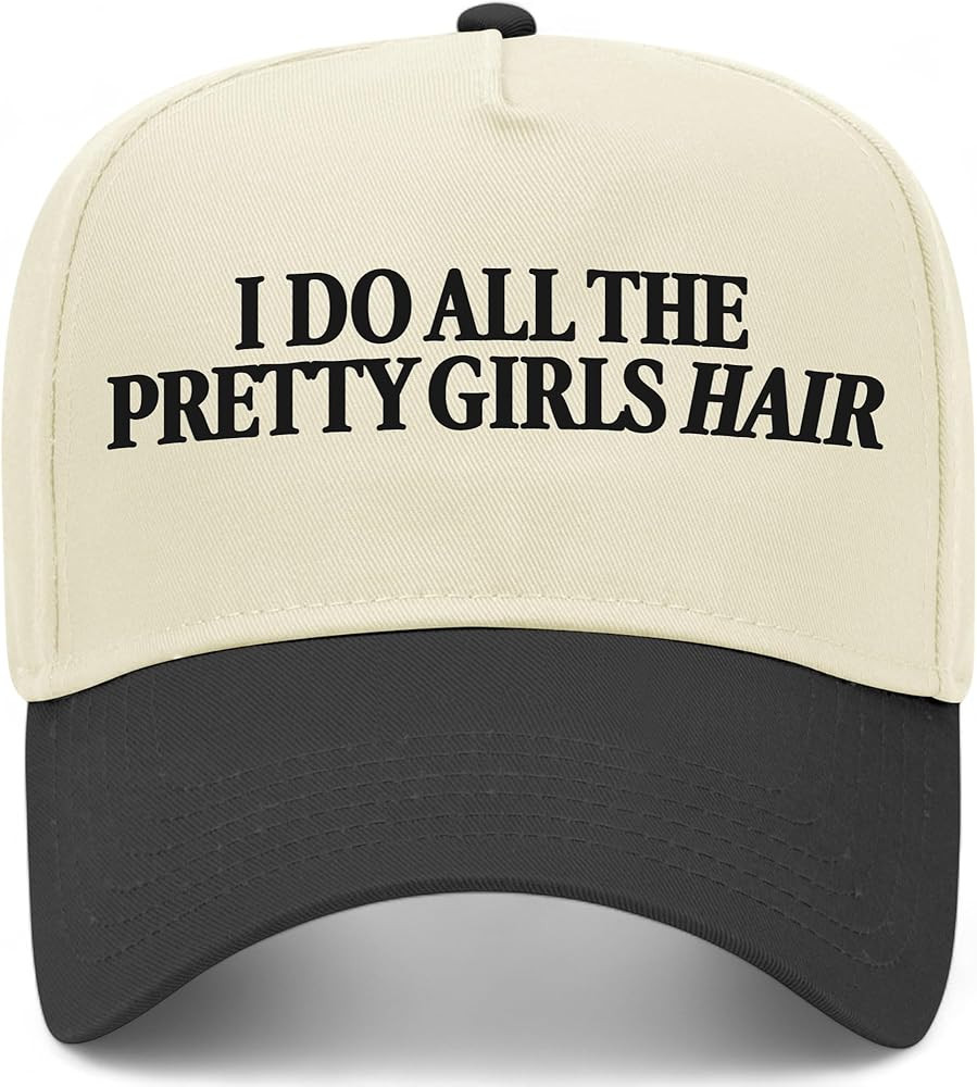 I Do All The Pretty Girls Hair Vintage Trucker Hat | Premium Snapback Baseball Hat for Men & Wome... | Amazon (US)