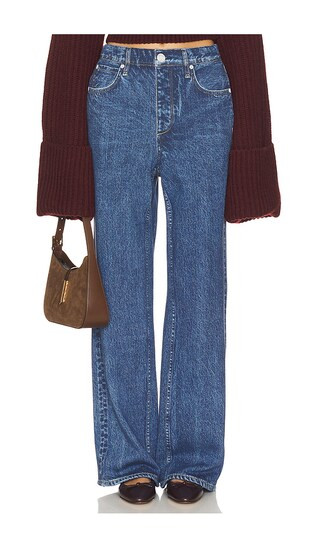 Miramar Wide Leg Jeans in Topaz | Revolve Clothing (Global)