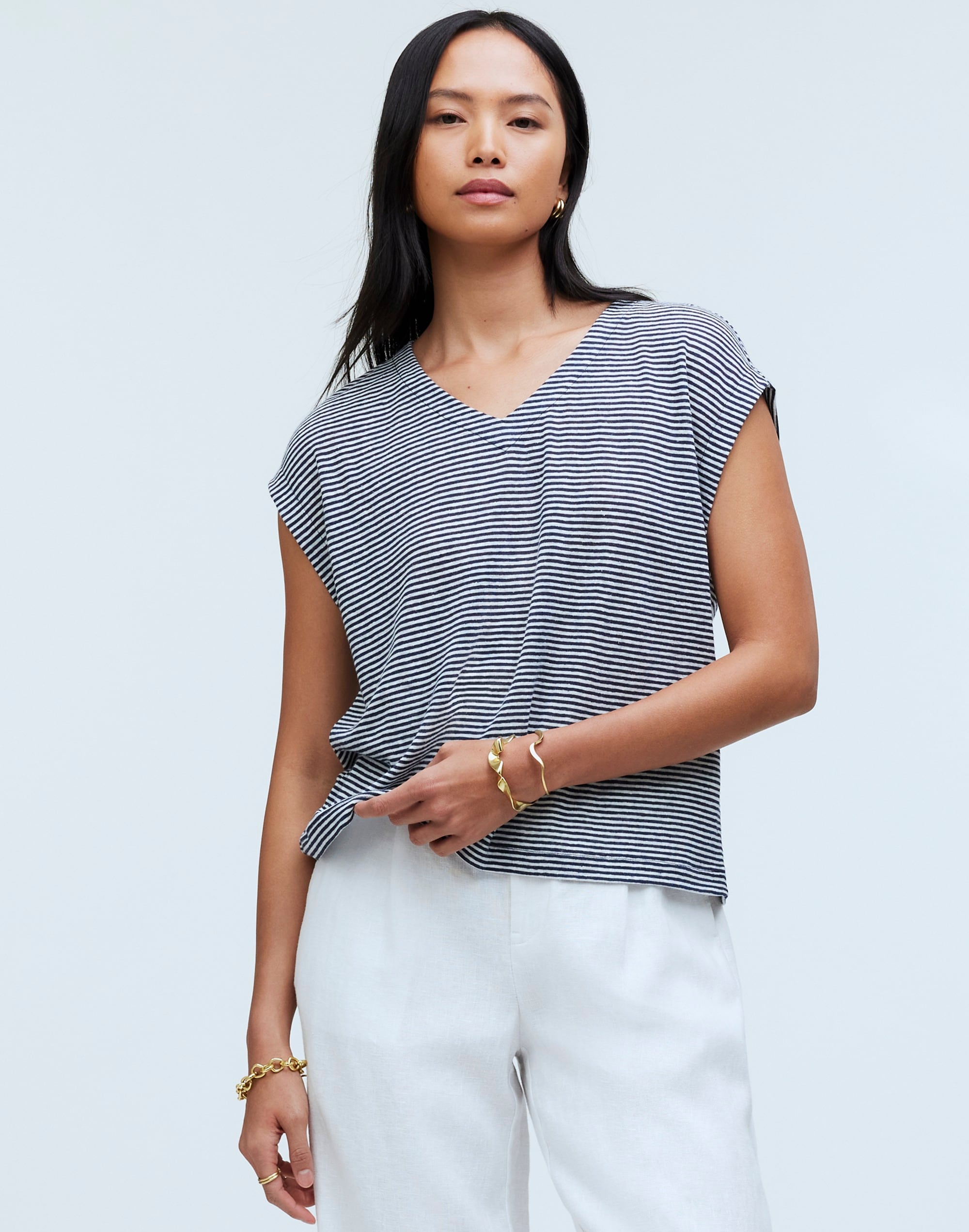 Relaxed V-Neck Tee | Madewell
