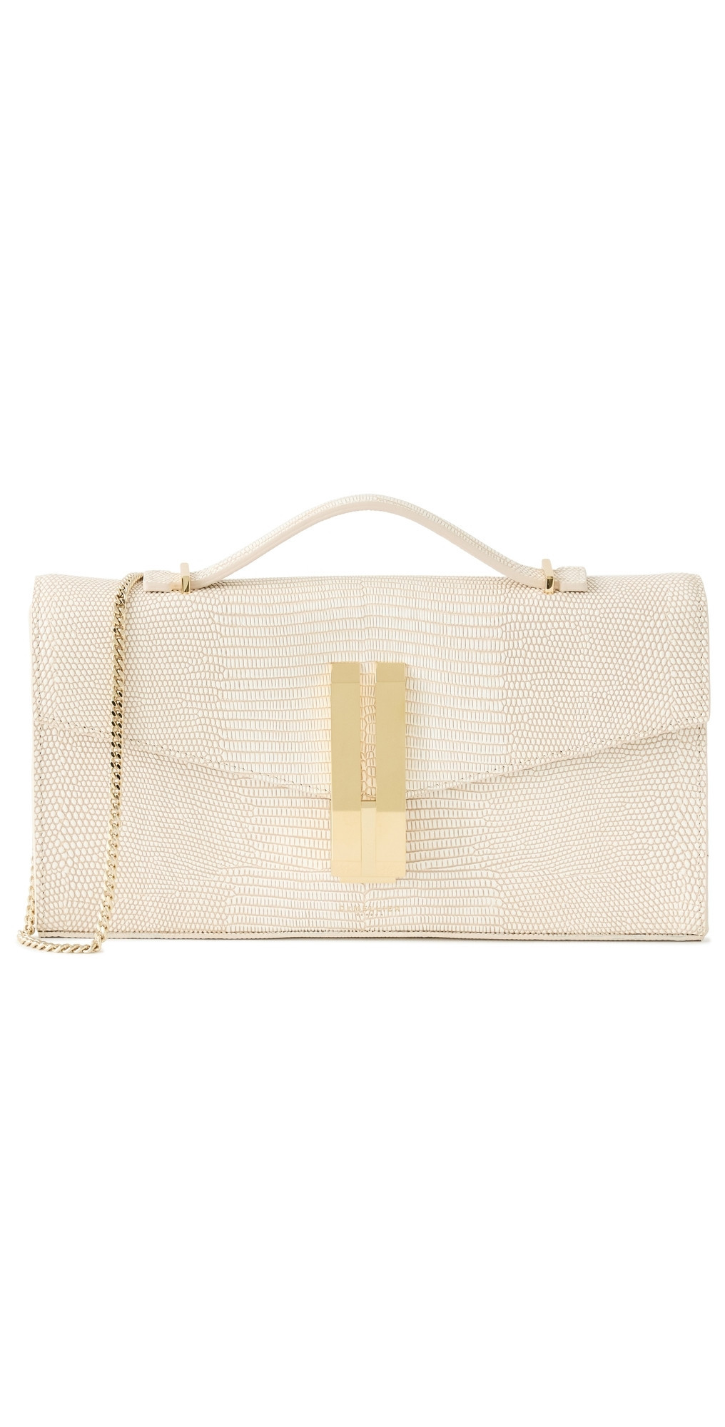 DeMellier Vancouver Clutch Ecru One Size | Shopbop