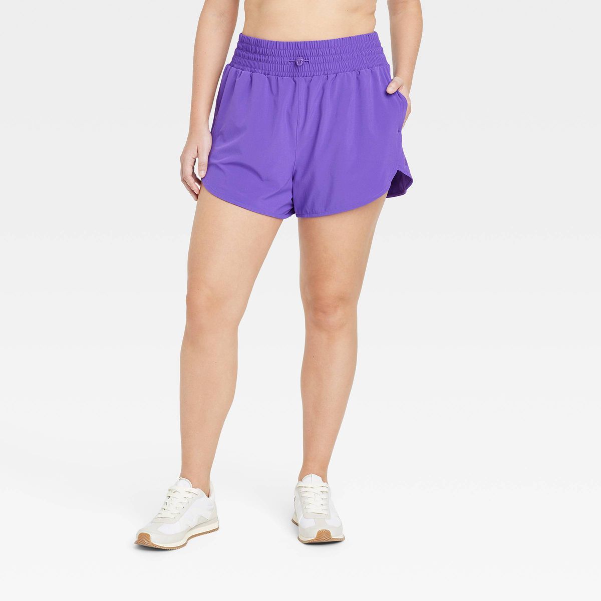 Women's Flex Woven High-Rise Shorts 3" - All In Motion™ | Target