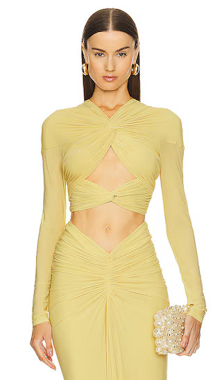 Bebe Top in Sunglow | Revolve Clothing (Global)