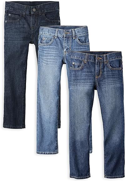 The Children's Place Boys' Multipack Basic Straight Leg Jeans | Amazon (US)