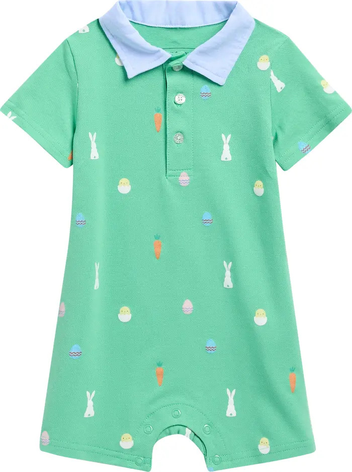 Andy & Evan Printed Stretch Cotton Romper | Nordstromrack | Nordstrom Rack